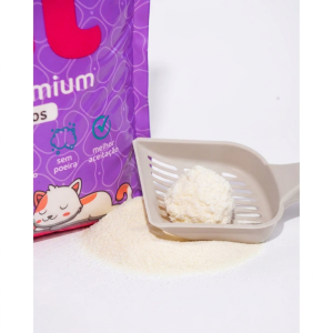 Areia higiênica Simple Cat grãos Finos biodegradavel 8kg