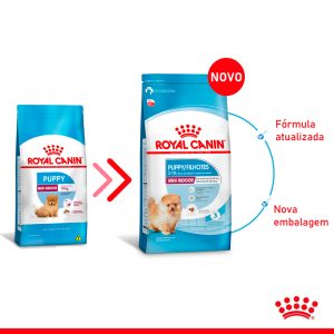 Ração Seca Royal Canin Mini Indoor para Cães Filhotes Porte Pequeno 1kg